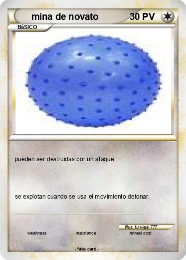 Pokemon mina de novato