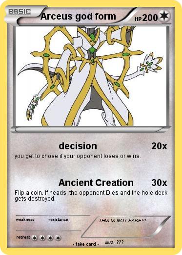 Pokemon Arceus god form