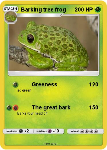 Pokemon Barking tree frog