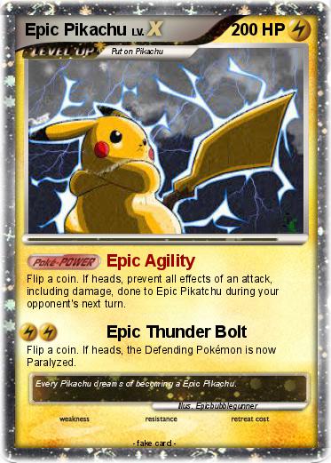 Pokemon Epic Pikachu