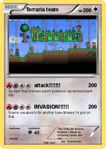 Pokemon Terraria team