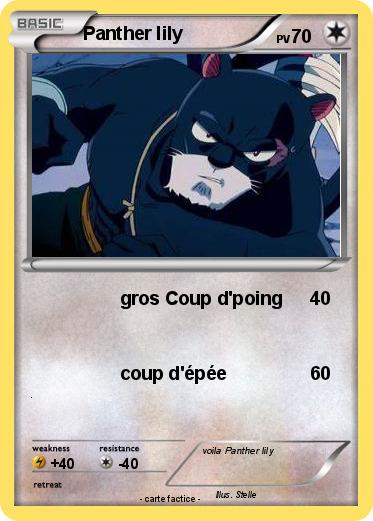 Pokemon Panther lily