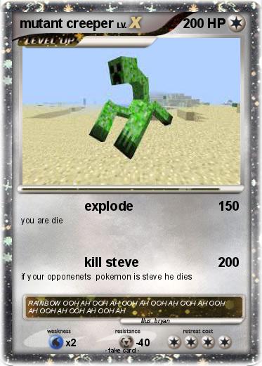 Pokemon mutant creeper