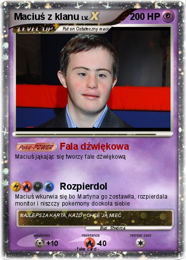 Pokemon Maciuś z klanu