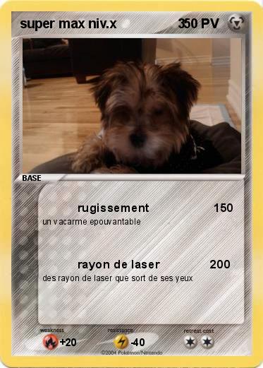 Pokemon super max niv.x                 3