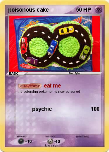 Pokemon poisonous cake