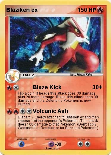 Pokemon Blaziken ex