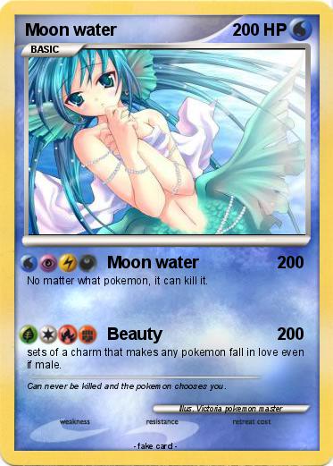 Pokemon Moon water