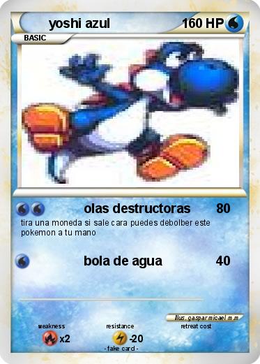 Pokemon yoshi azul