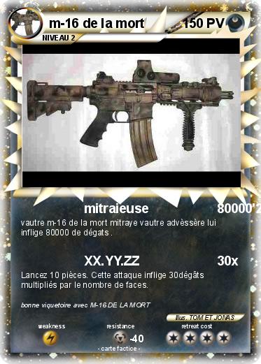 Pokemon m-16 de la mort