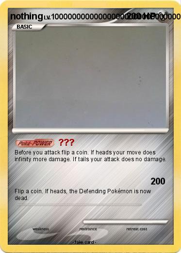Pokemon nothing