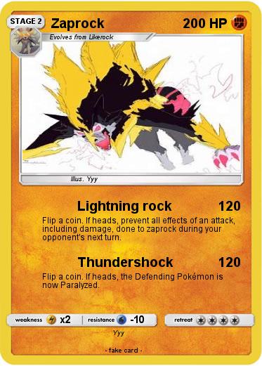 Pokemon Zaprock