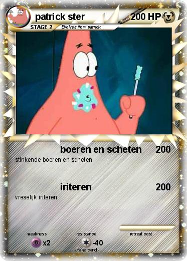 Pokemon patrick ster