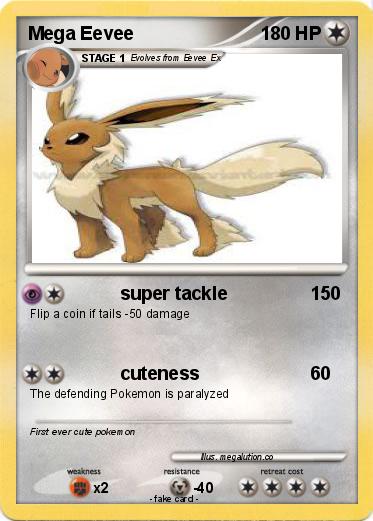 Pokemon Mega Eevee