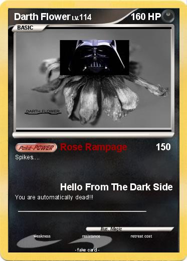 Pokemon Darth Flower