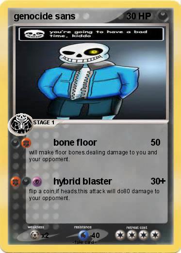 Pokemon genocide sans
