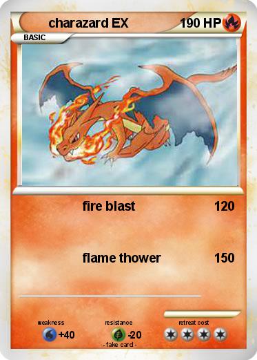 Pokemon charazard EX