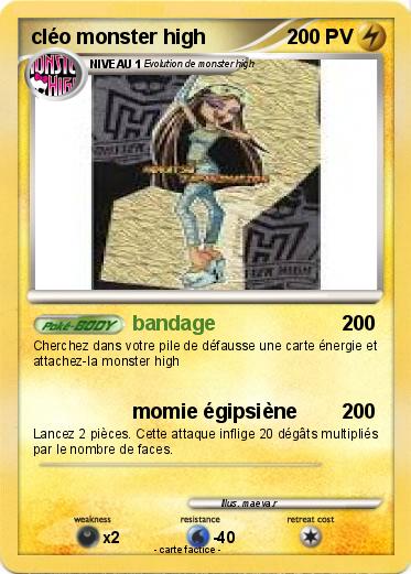 Pokemon cléo monster high