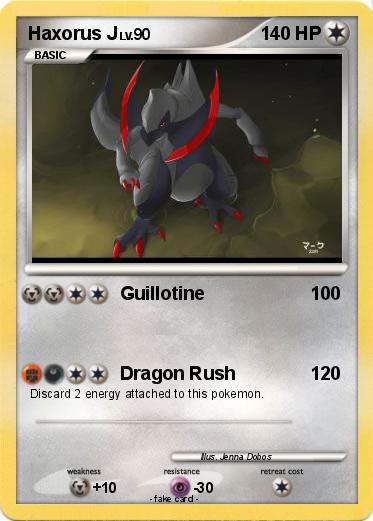 Pokemon Haxorus J