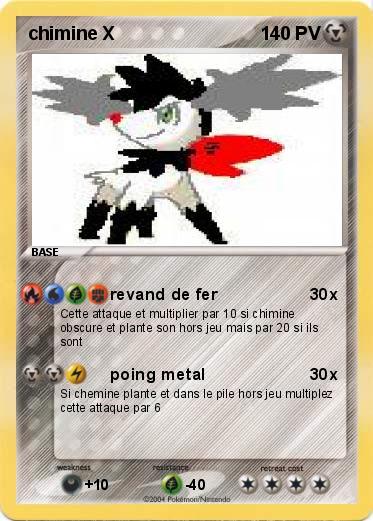 Pokemon chimine X