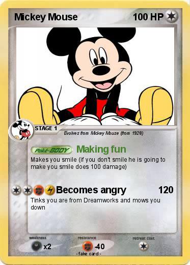 Pokemon Mickey Mouse