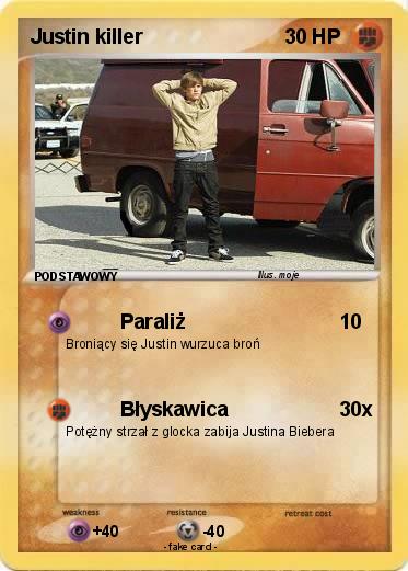Pokemon Justin killer