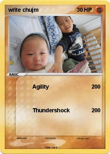 Pokemon write chujm