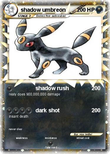 Pokemon shadow umbreon