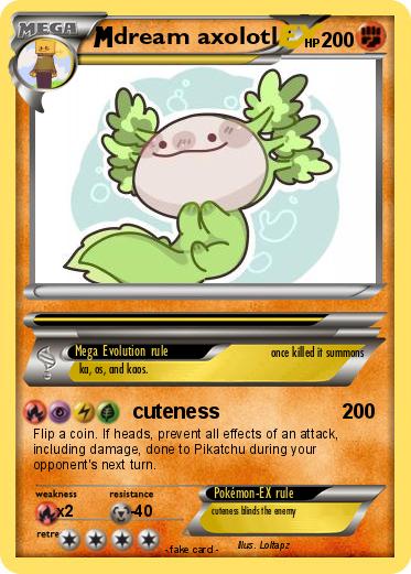 Pokemon dream axolotl