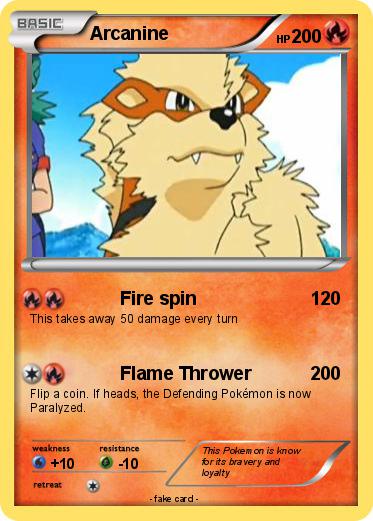 Pokemon Arcanine