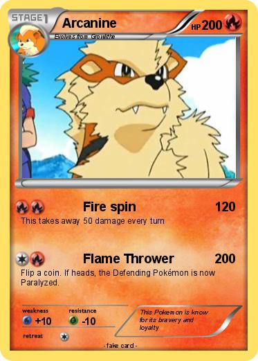 Pokemon Arcanine