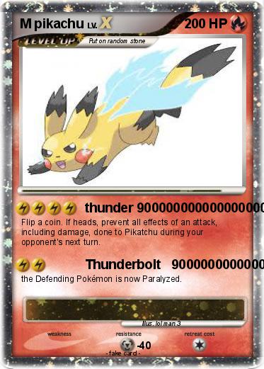 Pokemon M pikachu