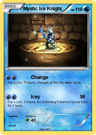 Pokemon Mystic Ice Knight