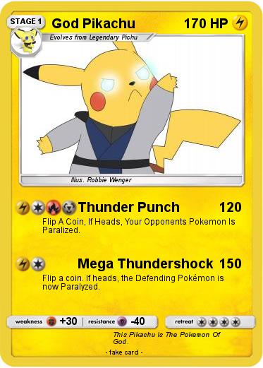 Pokemon God Pikachu