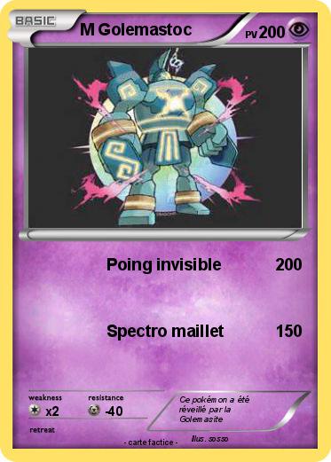 Pokemon M Golemastoc