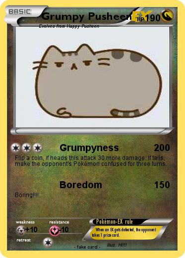 Pokemon Grumpy Pusheen