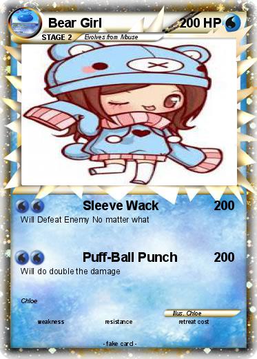 Pokemon Bear Girl