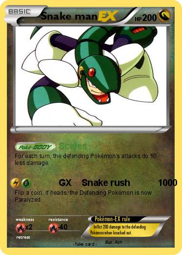 Pokemon Snake man