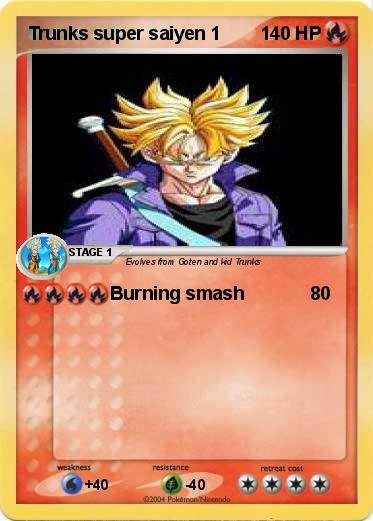 Pokemon Trunks super saiyen 1