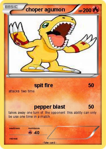Pokemon choper agumon