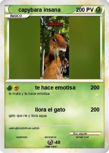 Pokemon capybara insana