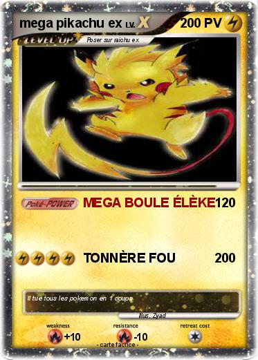 Pokemon mega pikachu ex