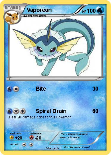 Pokemon Vaporeon
