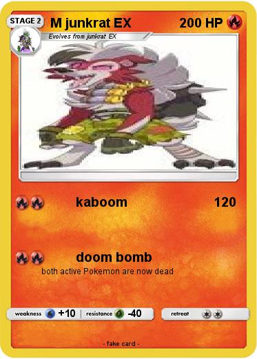 Pokemon M junkrat EX