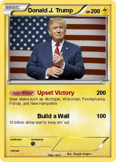 Pokemon Donald J. Trump