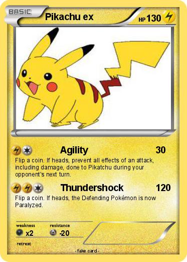 Pokemon Pikachu ex