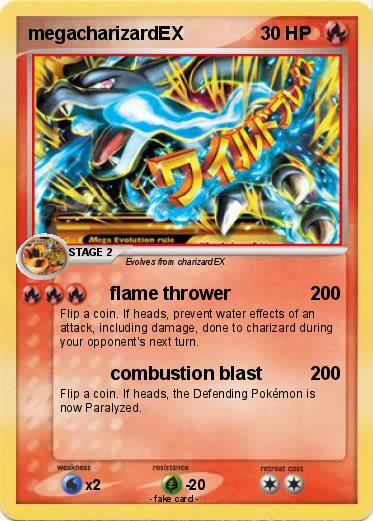 Pokemon megacharizardEX