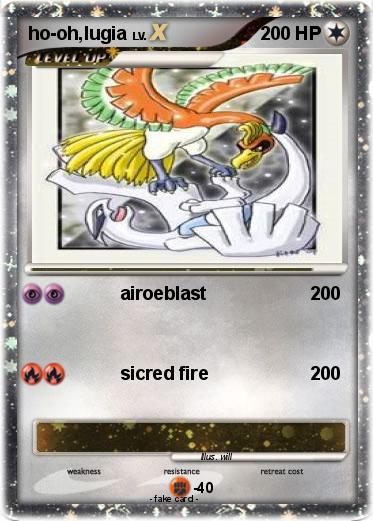 Pokemon ho-oh,lugia