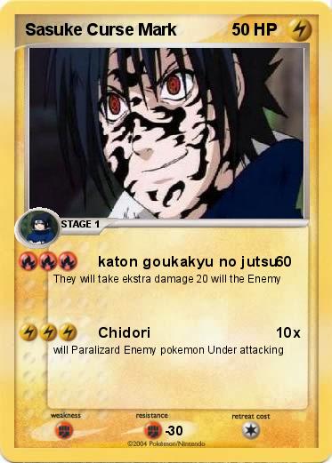 Pokemon Sasuke Curse Mark