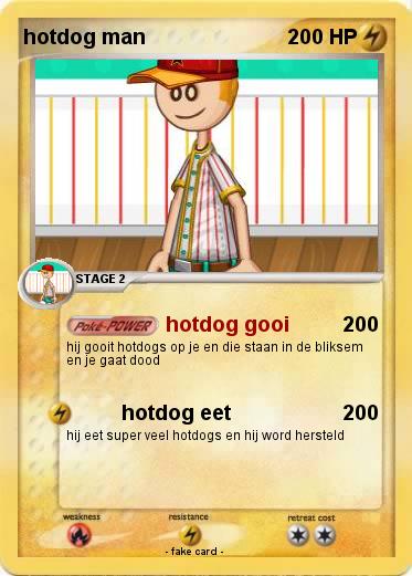 Pokemon hotdog man